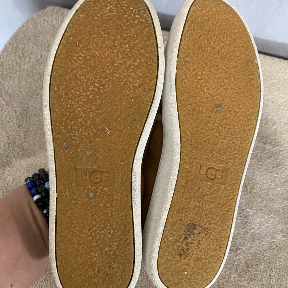 UGG Women’s Brown Suede Slip-On Sneakers Size 8 Casual Comfort Shoes - Picture 6 of 6